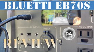 Bluetti EB70S 800W Portable Power Station and PV200 Solar Panel Review