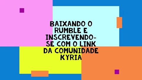 Inscreva-se em nosso Rumble – Link na descrição do vídeo