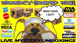 LIVE MYSTERY TOY UNBOXINGS! Star Wars, Marvel, DC, MOTU?? - MoNKeY-LIZaRD Mail