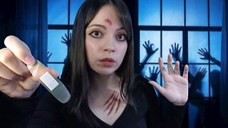 ASMR - Te ajudando em um apocalipse zumbi 🧟‍♀ (especial de halloween)