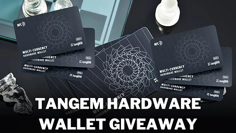 Tangem Hardware Wallet Giveaway | Crypto Hardware Wallet | Best Hardware Wallet