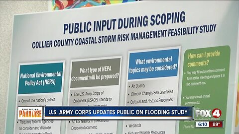 Army Corp of Engineers updates public on flooding study