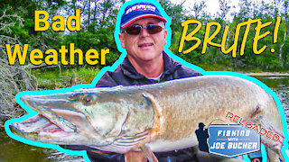 Bad Weather Brute! | MUSKY | Fishing With Joe Bucher RELOADED
