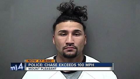 Police chase exceeds 100 mph in Mount Pleasant