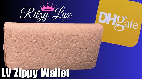 Nice $38 DHGATE LV Zippy Wallet w/ LINK IN DESCRIPTION BOX