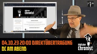 04.10.23 20:00 Direktübertragung! DC am Abend