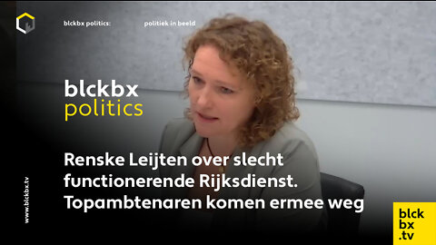 Renske Leijten over falende topambtenaren die gelijk weer een baan elders binnen de overheid krijgen