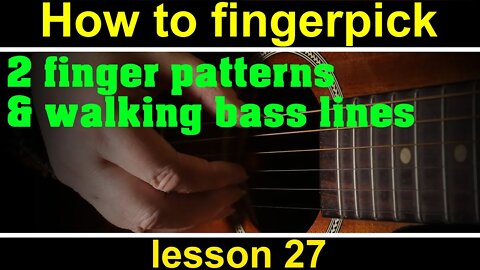 How to play fingerstyle guitar lesson 27. Toccata and Fugue guitar variation