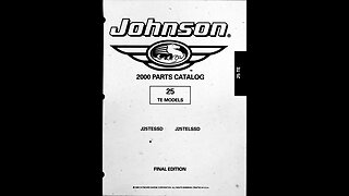 Johnson Evinrude outboard motors, 4 stoke part, rope & TE schematic and break downs - 2000 Card-04