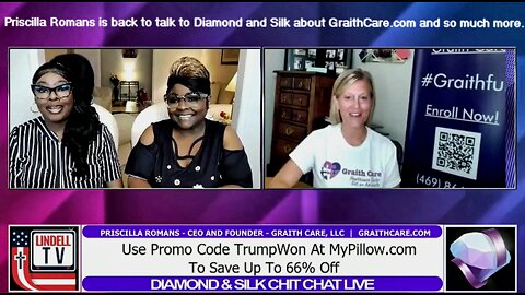 Priscilla Romans is back to talk to Diamond and Silk about GraithCare.com and so much more.