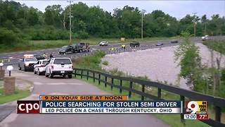 Semi driver leads police on multistate chase