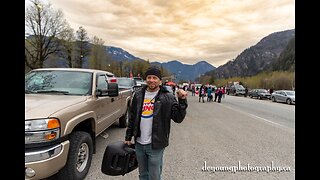 Meet the press @ Anti Carbon Tax Convoy April 1 2024 in Hope