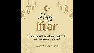 iftar time