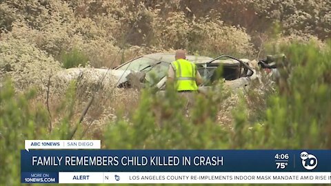 Family remembers child killed in Deer Springs crash