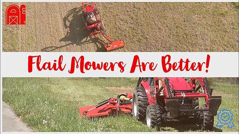 OFFSET Flail Mower is better than Bush Hog? Offset Ditch Bank Cutter