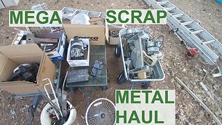 Mega Scrap Metal Haul For Melting Casting And Forging