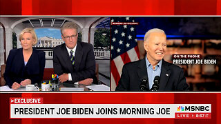Joe Biden Goes On 'Morning Joe,' Appears To Read From A Script And Starts Screaming Incoherently