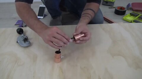 DIY Lamp made out of Copper Pipe