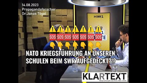 PSYCHOLOGISCHE KRIEGSFÜHRUNG DER #NATO AN UNSEREN #SCHULEN BEIM #SWR AUFGEDECKT?!?