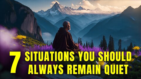 7 Situations You Should Always Remain Quiet | A Zen Story | Must Watch