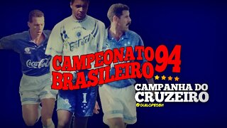 Cruzeiro no Brasileirão 1994 (Campanha completa, elenco e números)
