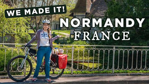 Ferry from England to France & Bike Touring in Normandy