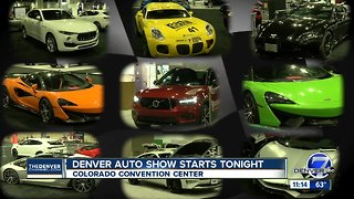 Denver Auto Show starts tonight