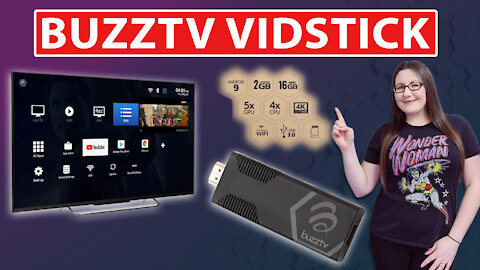 BUZZTV VIDSTICK ST4000 ANDROID TV STICK | UHD 4K | HOW DOES IT COMPARE TO THE FIRESTICK?