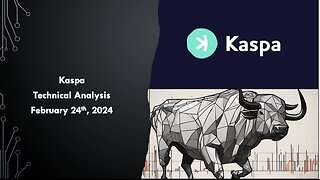 Kaspa Coin - Technical Analysis, February 24th, 2024