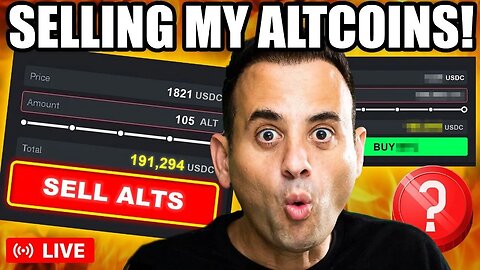 I'm SELLING MY ALTCOINS To Go ‘All In’ On BITCOIN!!