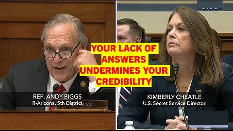 Rep. Andy Biggs (R-AZ) Questions Secret Service Director Kimberly Cheatle