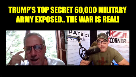 Trump's Top Secret 60,000 Military Army Exposed.. The War Is Real! | Mike King