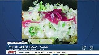 Boca Tacos offers takeout options
