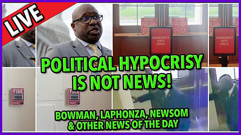 Political Hypocrisy Is Not News ☕ 🔥 #rfkjr Leaves Dems? ☕ #bowman #laphonza #birdbrain C&N 115