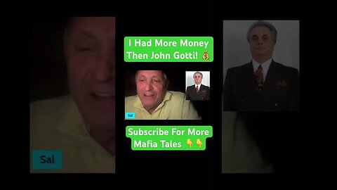 Sal Polisi I Had More Money Then John Gotti! 💰#money #johngotti #mafia #drug