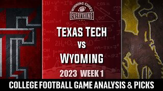 Texas Tech vs Wyoming Picks & Prediction Against the Spread 2023 College Football Analysis