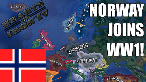 NORWAY JOINS WW1 | Hoi4 great war redux