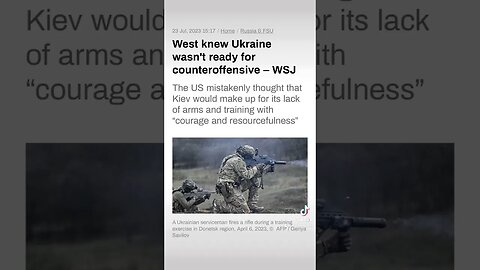 #Short How #USA Knew #Ukraine Not Ready #counteroffensive #Kiev #ukrainenews