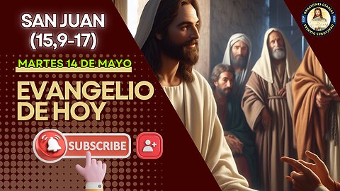 Evangelio de HOY | San Juan (15,9-17) | Martes 14 Mayo 2024 #dios #jesus #video #viral