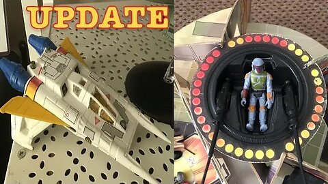 VINTAGE PALITOY DEATH STAR AND CORGI BUCK ROGERS UPDATE