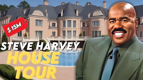 STEVE HARVEY | HOUSE TOUR | Steve Harvey's $15 Million Atlanta Mansion Tour