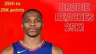 Russell Westbrook 25th in NBA history to 25K points, clearly having fun in lesser role with Clippers