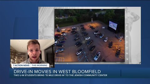 Drive-in movie theater raises money for charity in West Bloomfield