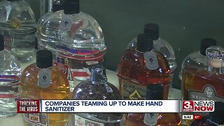 Companies teaming up to make hand sanitizer