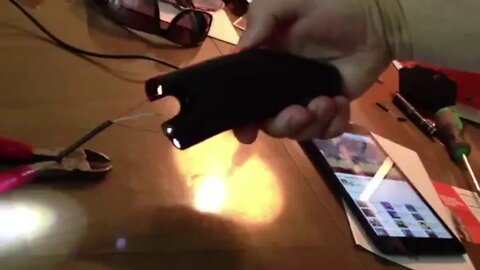 Hooking up a Taser to an iPad mini