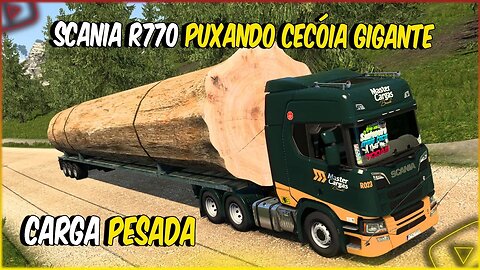 TRANSPORTANDO A MAIOR ÁRVORE DO MUNDO NO ETS2 1.46 1.47 BETA