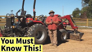 New Tractor Owner Must Watch!