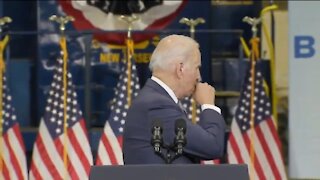 Biden Coughs Into His Hand, Then Shakes Hands With People