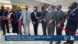 Governor Hogan tours the BWI Airport's new Concourse A Extension project