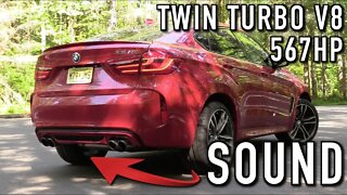 Pure Sound: 2018 BMW X6M (Start Up, Revs, Acceleration)